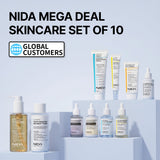 NIDA Mega Deal Skincare Set of 10